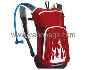 Red Hydration Backpack