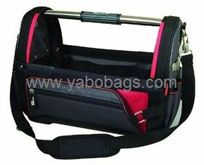 Black Tubular Handle Tool Bag