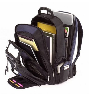 school bag with many pockets