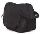 Black cosmetic bag