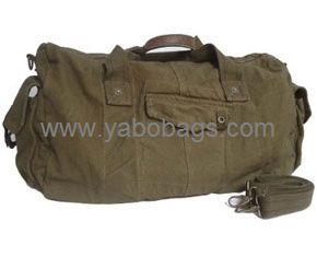 Light Canvas Duffle Bag