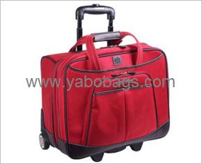 Women Trolley Rolling Notebook Bag