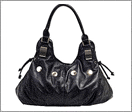 Leather shoulder bag