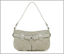Leather shoulder bag